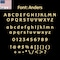 Aacc Self-Adhesive Vinyl Letter: J, Scale: 17 in. Color: Gold Font: Anders by, 8PK AACC-Anders-UJ-Gold-I17x8 - alternate 2