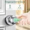 Wrightmaster 3 in 1 Aluminum Smart Lock Deadbolt with App Biometric Door Knob, Keyless Entry Door Lock with Hand ZR-K11-S - alternate 7