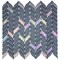 Apollo Tile Anchor Gray 11.6 in x 12.1 in Recycled Glass Matte Floor and Wall Mosaic Tile 9.75 sqft/case, 10PK APLVRE8816A - alternate 1
