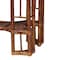 Bali & Pari Tahlia Marbled Tortoise Natural Rattan Console Table - Handcrafted Wicker Accent Table with Style 268-14747-ZORO - alternate 7