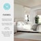 Martha Stewart Britta Queen Upholstered Platform Bed w/Rounded Headboard, Piped Detailing/Cushioned Sdrails, Beige TW-3WDB01B-Q-BG-MS - alternate 8