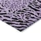Homeroots 9' X 12' Purple Animal Print Washable Indoor Outdoor Area Rug 607666 - alternate 5