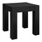 Homeroots 22" Black Wood Square End Table 544225 - alternate 5