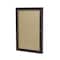 Ghent Indoor/Outdoor Enclosed Vinyl BulletinBoard, Bronze Aluminum Frame, 36''Hx30''W, 1 Door, Caramel PB13630VX-181 - alternate 1