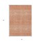 Homeroots 3' X 5' Salmon Gold And Ivory Tribal Washable Indoor Outdoor Area Rug 582638 - alternate 6