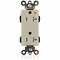 Leviton Straight Blade Receptacle, 5-20R, 20 A, 125V AC, Flush Mount, Isolated Ground MT163-IGI - alternate 1