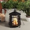 Unbranded Wood Burning Round Standing 30'' H. Wood Burning Fire Pit FP-51204 - alternate 4