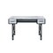 Homeroots 47" Antiqued White and Black Computer Desk With Two Drawers 491439 - alternate 3
