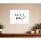 Homeroots Lets Eat 2 White Framed Print Kitchen Wall Art 407628 - alternate 4
