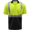 Gss Safety HI-Vis Short Sleeve Polo Shirt, 100% Polyester Birdseye, Lime, XL 5003-XL - alternate 1