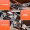 Vevor Belt Grinder Sander 72 x 2-Inch Belt Polisher with VFD 3 Grinding Moulds JLD10-7 - alternate 7