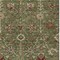 Homeroots 8' X 10' Fern Green Brown And Red Floral Washable Indoor Outdoor Area Rug 603416 - alternate 6