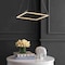 Jonathan Y Nero 15.75" Square Contemporary Modern Metal Integrated LED Pendant Light, Black JYL7104A - alternate 8