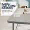Flash Furniture Wren 72 in x 30 in Adjustable Height Activity Table, Thermal Laminate Top, Short Legs, Light Gray XU-A3072-REC-LTGRY-T-P-GG - alternate 7