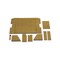 K&M Mfg Lower Cab Kit for International Harvester 86 Series Tractors Original Western Brown Vinyl 4216 - alternate 1