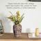 Uniquewise 7ft Textured Vintage Inspired Ceramic Vase Perfect for Displaying Faux Flowers & Branches, Brown QI004791.M - alternate 7