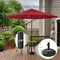 Villacera 9-Foot Outdoor Patio Umbrella with Base, Red 83-OUT5445B - alternate 6