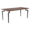 Homeroots 71" Brown and Black Wood and Steel Dining Table 564986 - alternate 5