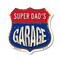 Signmission Super Dad's Garage, 12 Inch X 12 Inch, Plastic Sign SHI-P-12-383-SUPER DAD - alternate 1