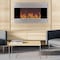 Northwest 36in Wall Mounted Electric Fireplace Heater w/ Remote Control Adjustable LED Flame Brightness & Heat 80-EF421S - alternate 8
