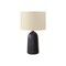 Monarch Specialties Lighting, 27"h, Table Lamp, Black Ceramic, Beige Shade, Contemporary, Modern I 9906 - alternate 1