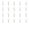 Bulbrite Krystal Touch 25W Dimmable Clear B8 Torpedo Krypton Bulbs, Candelabra E12 Base, 2700K, 20PK 861143 - alternate 1