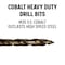 Drill America 15 Piece Stepped Point Cobalt Drill Bit Set in Plastic Case, 1/16 in.-1/2 in.x1/32 in. ZORGSC15J-PC - alternate 7