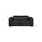 Homeroots 77in Black and Brown Italian Leather Power Reclining Loveseat With Storage 720546 - alternate 9