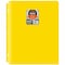 C-Line Products Two-Pocket Heavyweight Poly Portfolio Folder with Three-Hole Punch, Yellow, 25PK 33936 - alternate 1