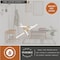Vaxcel Avalon 3-Light 27 in W Muted Brass Gold Pendant Light, Frosted White Shade, Integrated LED P0426R - alternate 9