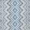Homeroots 3' X 5' Navy Blue And Denim Blue Geometric Washable Indoor Outdoor Area Rug 581545 - alternate 6