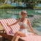 Hospeco California Cabana Chaise Cover 30x85 Coral - Pack of 2, 2PK P-CC-CABANA-CO - alternate 3