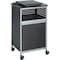Safco Lectern, Steel, Black, 49-3/4x28-3/4x22 8922BL - alternate 1