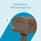 Architectural Mailboxes Grand Haven Plastic Mailbox Combo, Mocha GHC40MAM - alternate 8