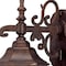 Homeroots Petite Brown Domed Hanging Glass Lantern Wall Light 398586 - alternate 4
