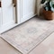 World Rug Gallery Vintage Bohemian Machine Washable Non Slip Area Rug 2 ft x 3 ft Beige 6024BEIGE2X3 - alternate 1