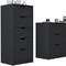 Homeroots Three Piece Black Bedroom Set 526368 - alternate 4