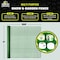 Boen Snow Fence, Green, O-ring, 4ftX100ft SF-4101 - alternate 5
