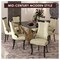 Leisuremod Novara Collection Modern Wooden Dining Chair in Off White Velvet NC20CRF - alternate 8