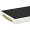Homeroots 16in White Faux Shagreen Serving Tray With Handles 713551 - alternate 5
