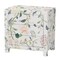 Baxton Studio Connery Floral End Table - 3-Drawer Decorative Accent Storage Cabinet 266-14581-ZORO - alternate 1