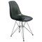 Leisuremod Cresco Plastic Dining Side Chair, Transparent Black CR19TBL - alternate 1