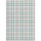 Homeroots 10' X 14' Sky Blue And Gray Plaid Washable Indoor Outdoor Area Rug 601367 - alternate 7