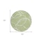 Homeroots 8' Artichoke Green And Ivory Round Abstract Washable Indoor Outdoor Area Rug 597453 - alternate 6