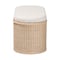 Bali & Pari Barid Braided Natural Rattan Storage Bench, 39" Oval 259-14274-ZORO - alternate 6