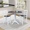 Whitewood Industries Extension Dining Tables, 45 in L, 38 in H, Parawood, 3 Piece Set K05-42DPT-27-S402-2 - alternate 4