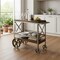 Homeroots Vintage Style Rolling Server Bar Cart 388944 - alternate 6