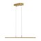 Jonathan Y Conley 39.5" Dimmable Adjustable Integrated LED Metal Linear Pendant, Brass Gold JYL7023C - alternate 9