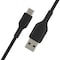 Belkin Boost Up Charge Usb A To Usb C Braided Cable 3ft, Black CAB002BT1MBK - alternate 6