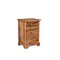 Homeroots 30" Natural Solid Wood Three Drawers Filing Cabinet 565281 - alternate 7